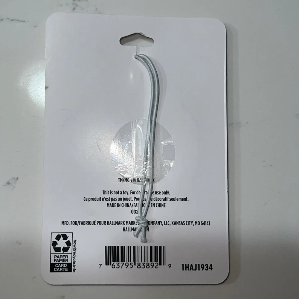Hallmark Heart Eyes Emoji Smiley Face Metal Christmas Tree Ornament